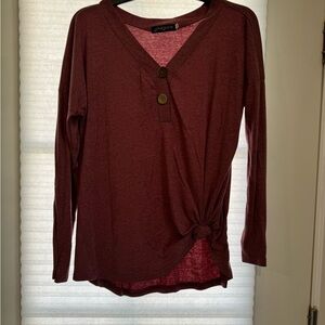 Vineyard Vines Women's Burgundy Top